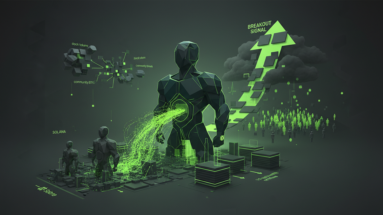 Editorial illustration for Robinhood Chain Flips Solana in DEX Volume: Breakout Signal for ETH/SOL?