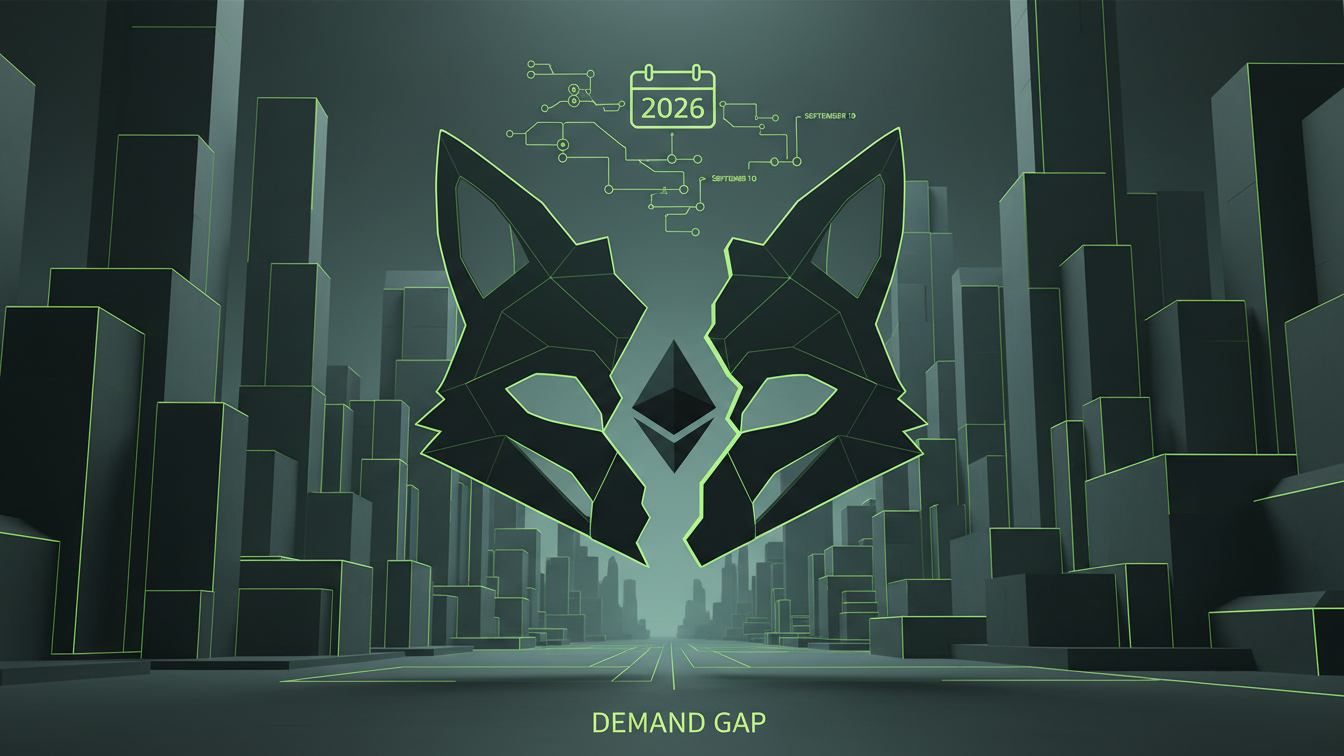 Editorial illustration for Ethereum Adoption-Demand Gap Exposed by Consensys Split