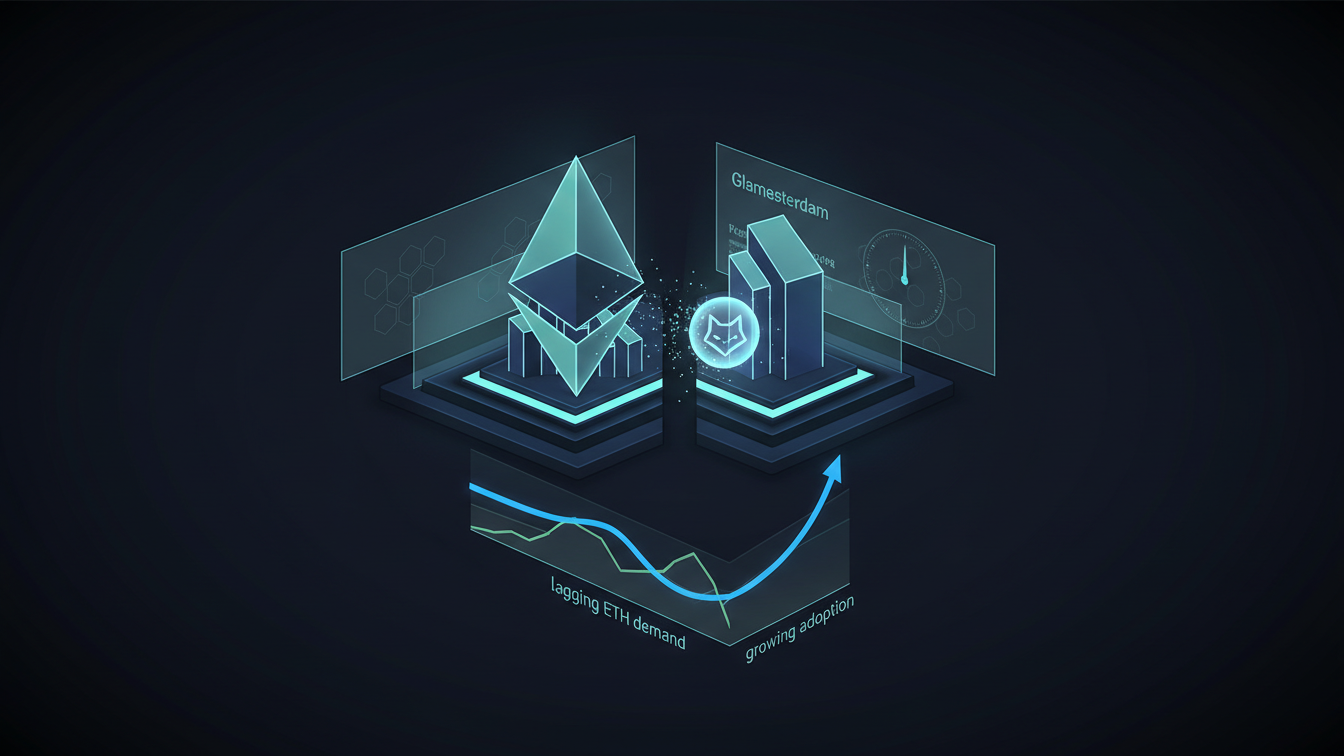 Editorial illustration for Ethereum Adoption-Demand Gap Exposed by Consensys Split
