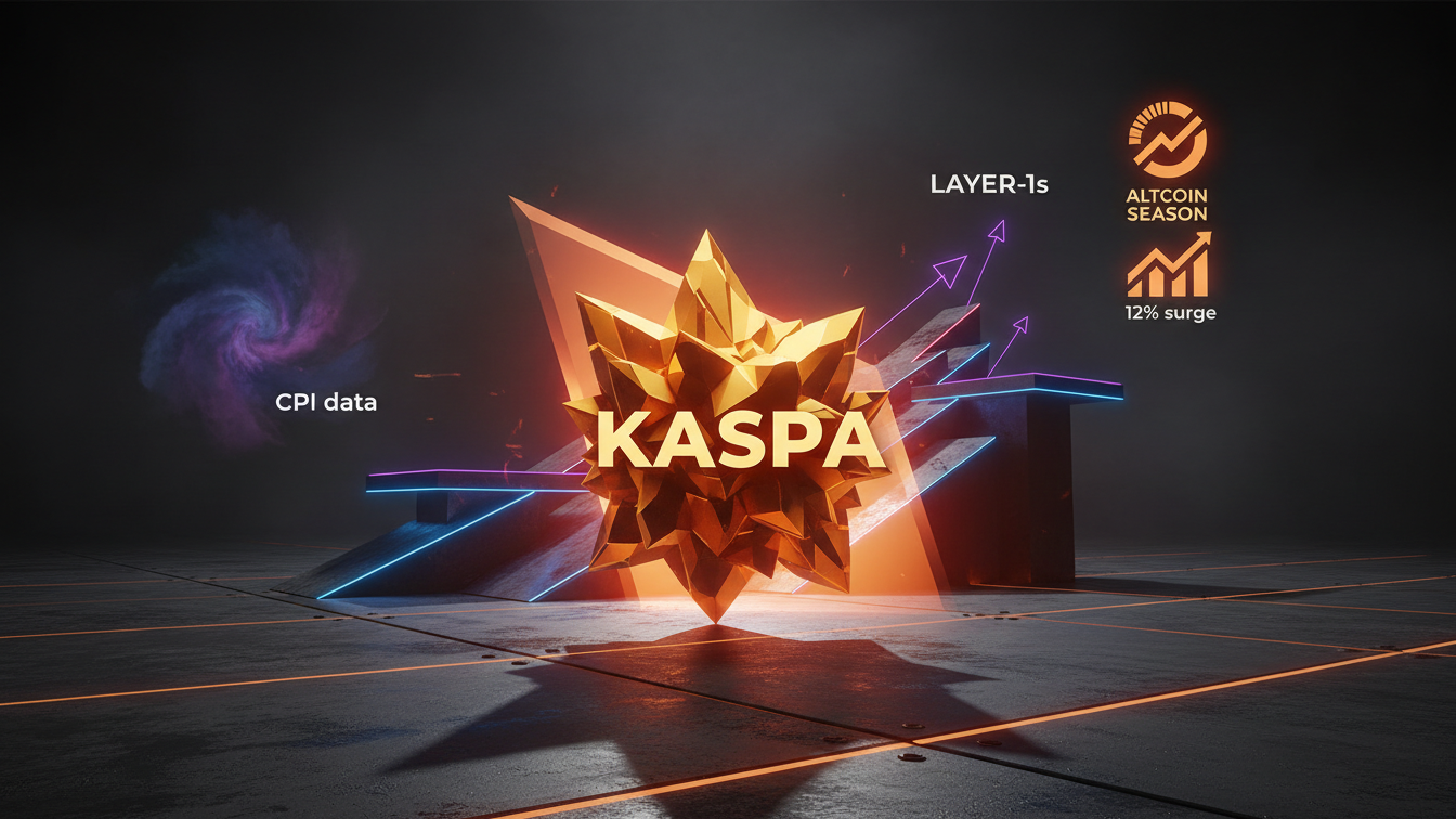 Kaspa Leads Altcoin Rotation as Layer-1s Surge Ahead of CPI