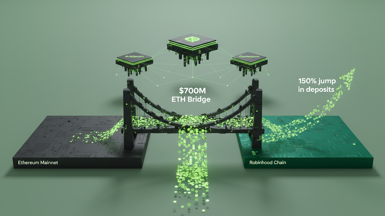 $700M ETH Bridge to Robinhood Chain Highlights Ethereum Interoperability Surge