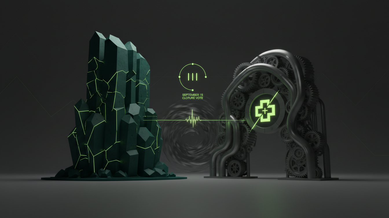 Editorial illustration for KKR Leveraged Financing Collides with Crypto Regulation Uncertainty
