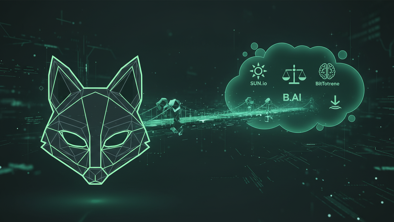 Editorial illustration for TRON dApps Expand MetaMask Connectivity for DeFi Wallet Access