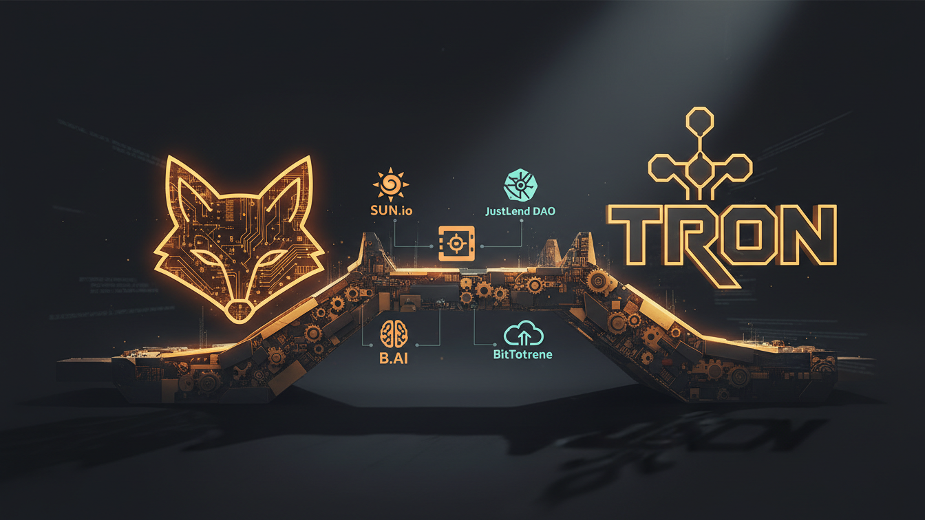 Editorial illustration for TRON dApps Expand MetaMask Connectivity for DeFi Wallet Access