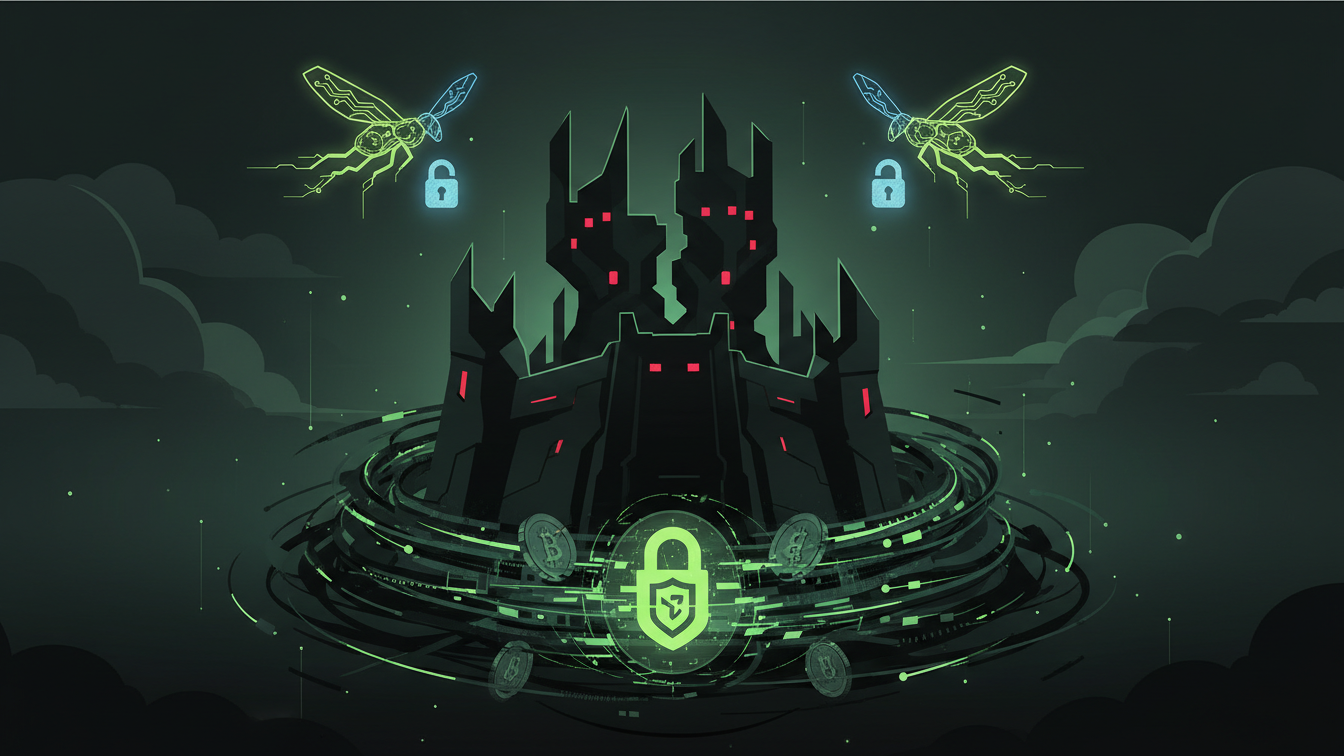 Editorial illustration for DOJ Hits Xinbi Scam Hub as Lightning Bugs Surface
