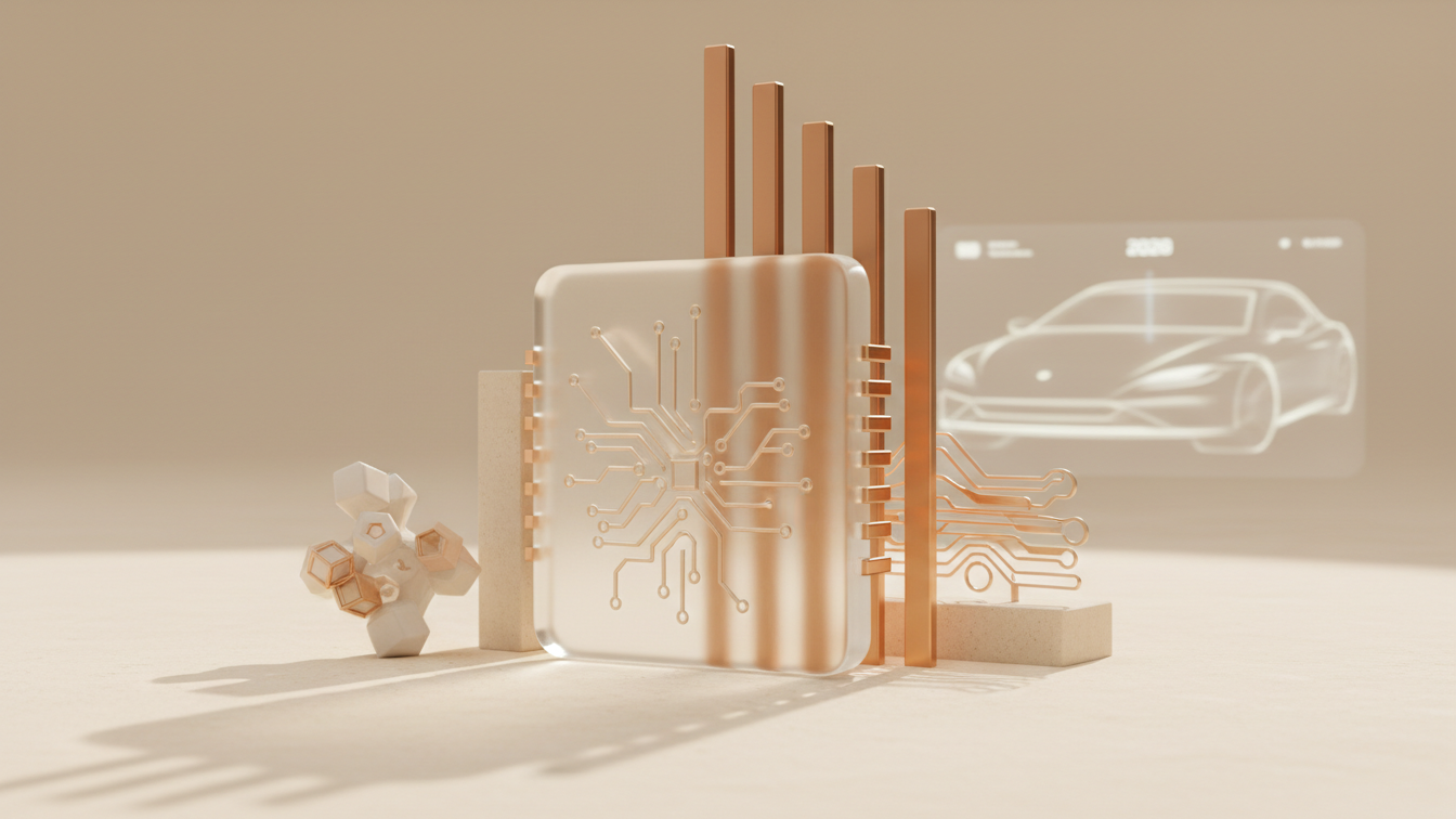 Editorial illustration for Nvidia AI Auto Chips Face US Policy Headwinds