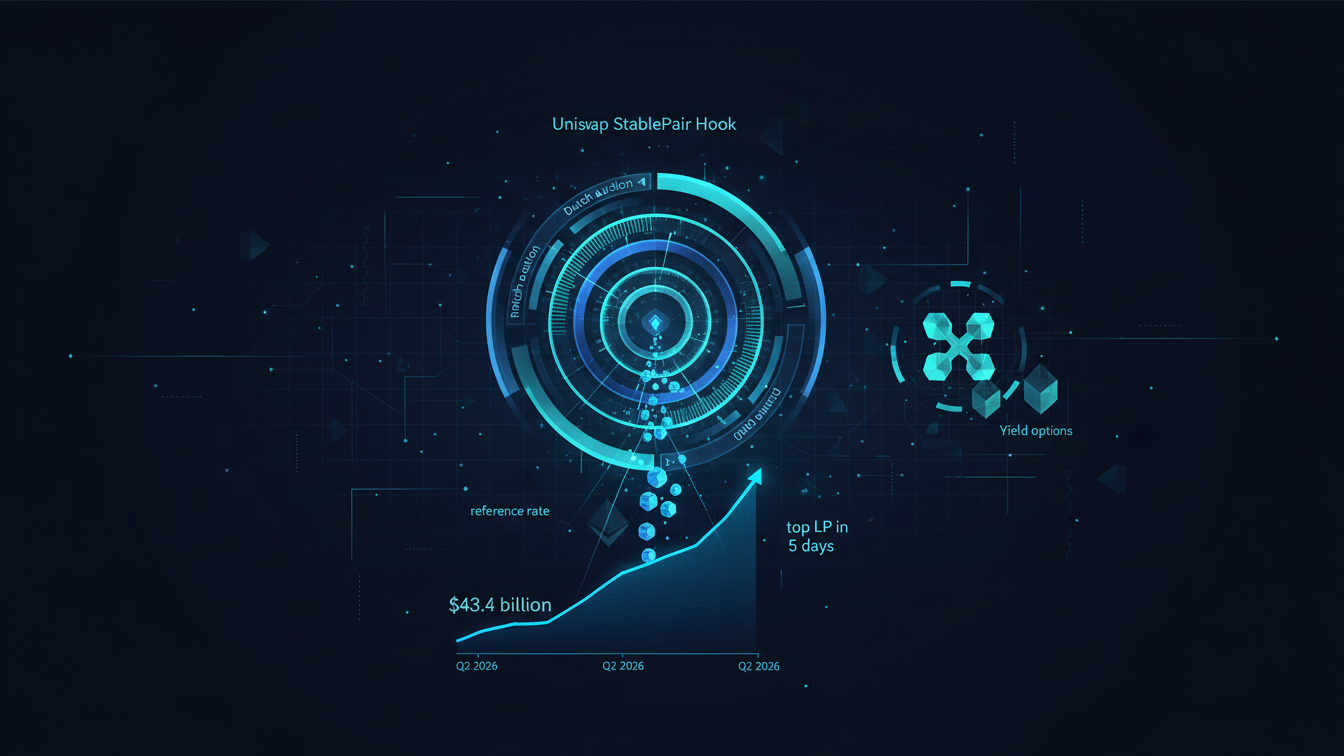 Uniswap StablePair Hook Tops Ethereum Volume as XRP Yield Options Emerge
