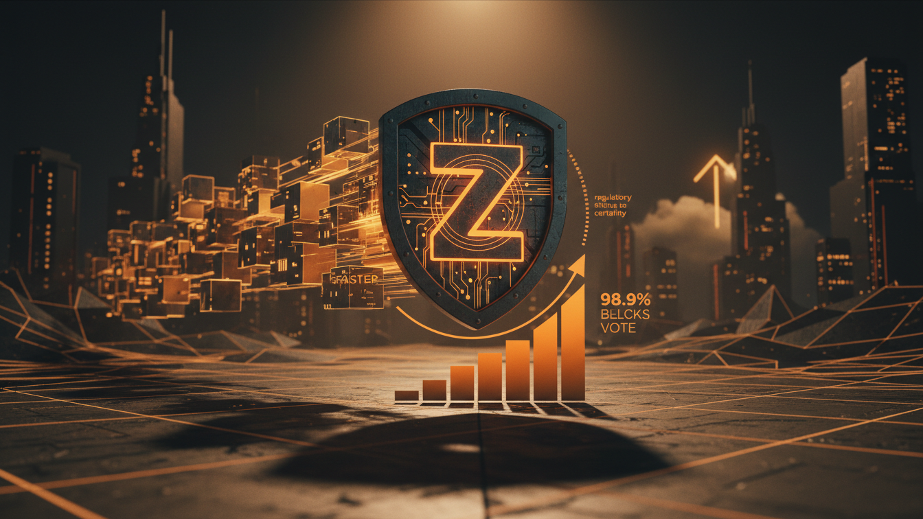 Editorial illustration for Zcash NU7 Vote Highlights Crypto Governance Amid Regulatory Shifts