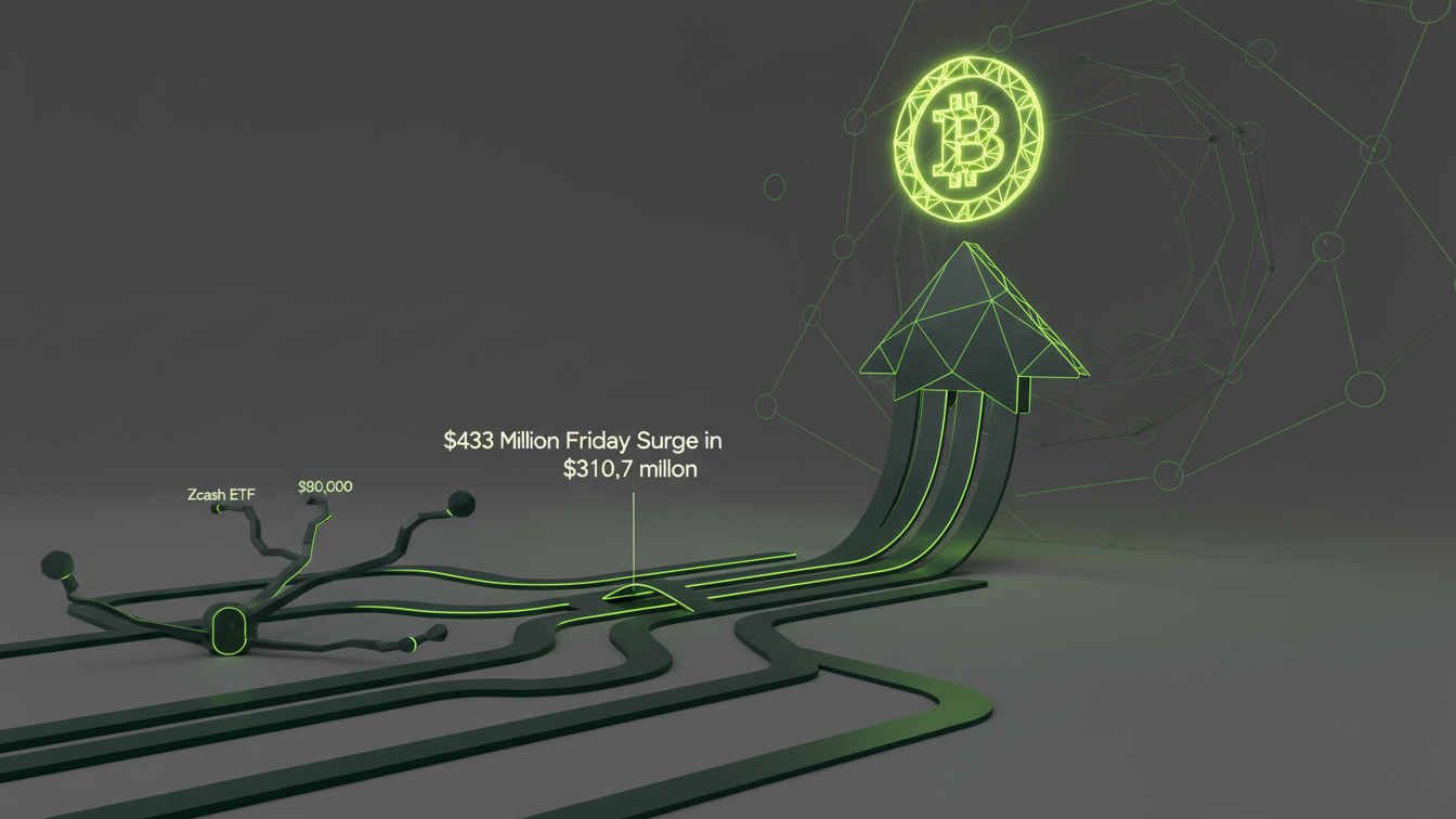 Bitcoin ETFs Recover with $433M Friday Surge Led by Fidelity