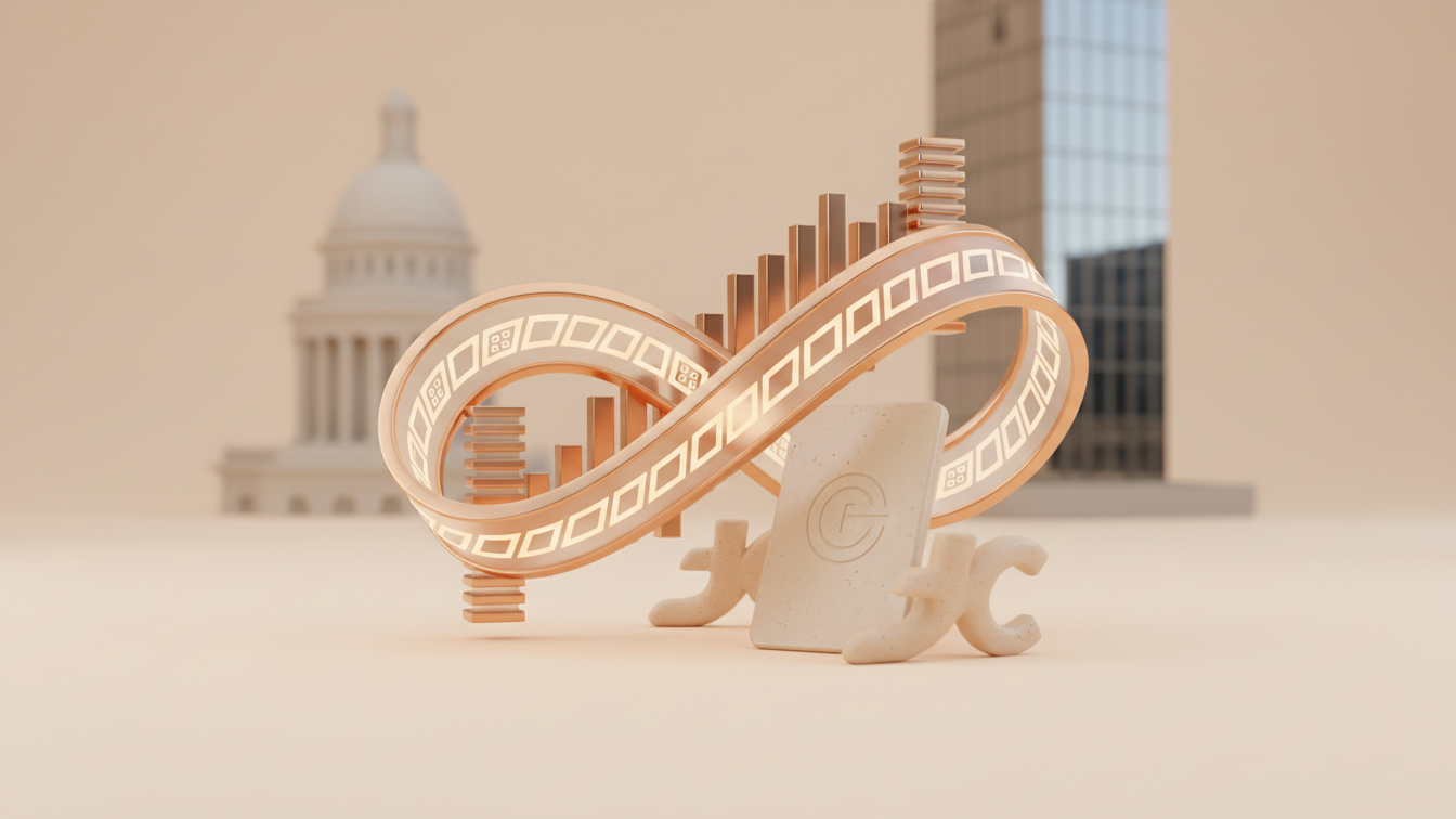 Editorial illustration for Kalshi Joins Coinbase in Perpetual Futures Push for US Stocks