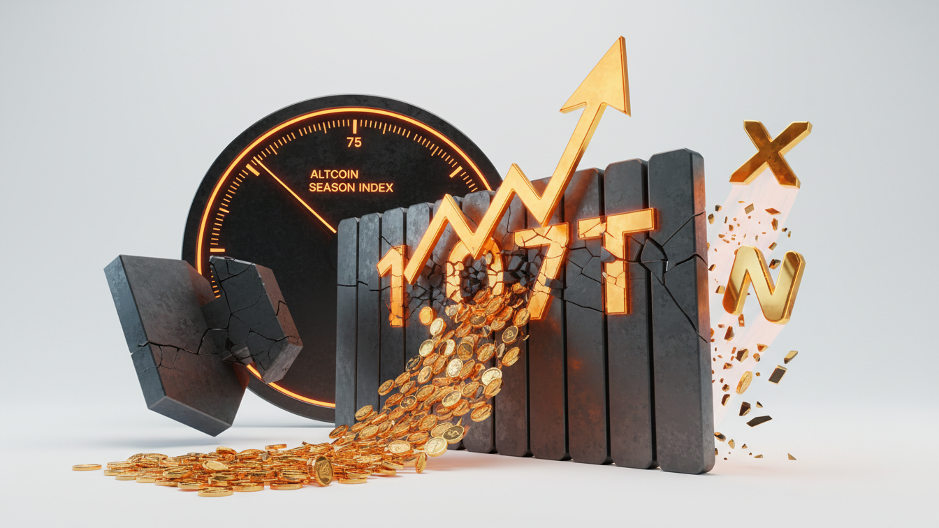 Altcoin Season 2026: Market Cap Breaks $1.07T as Bitcoin Dominance Weakens