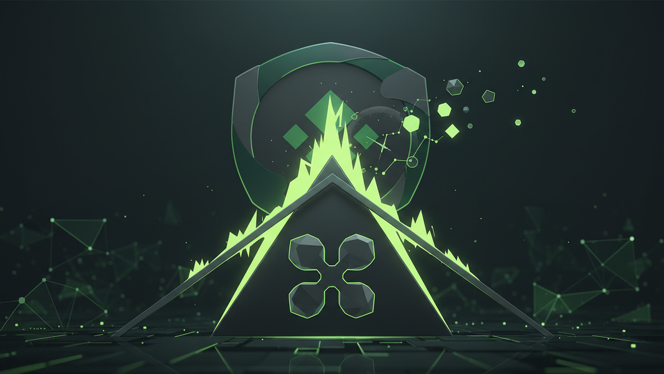 Binance Cuts Spot Pairs While XRP Targets Symmetrical Triangle Breakout