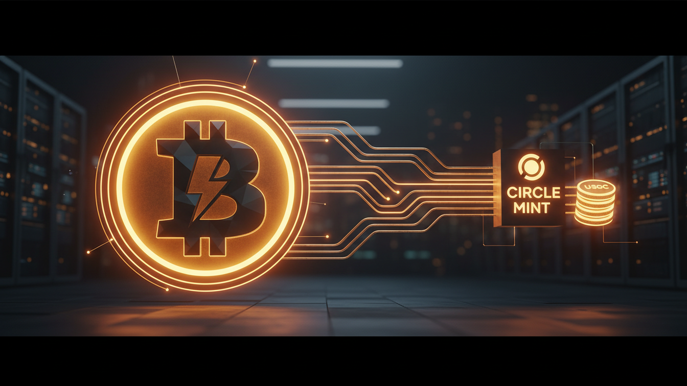 Editorial illustration for Circle Expands Bitcoin-Backed USDC Borrowing on Morpho Arc