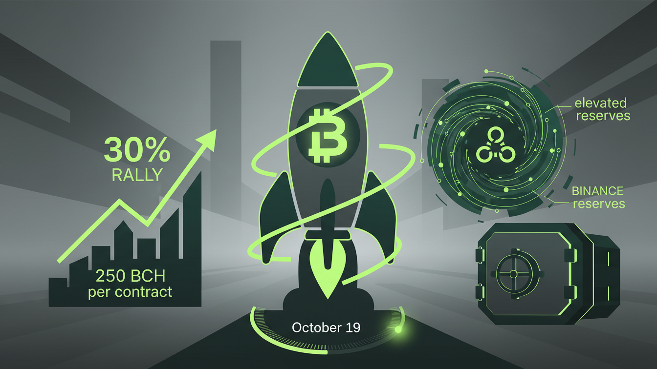 CME Bitcoin Cash Futures Ignite 30% Rally Amid Uniswap Binance Concerns