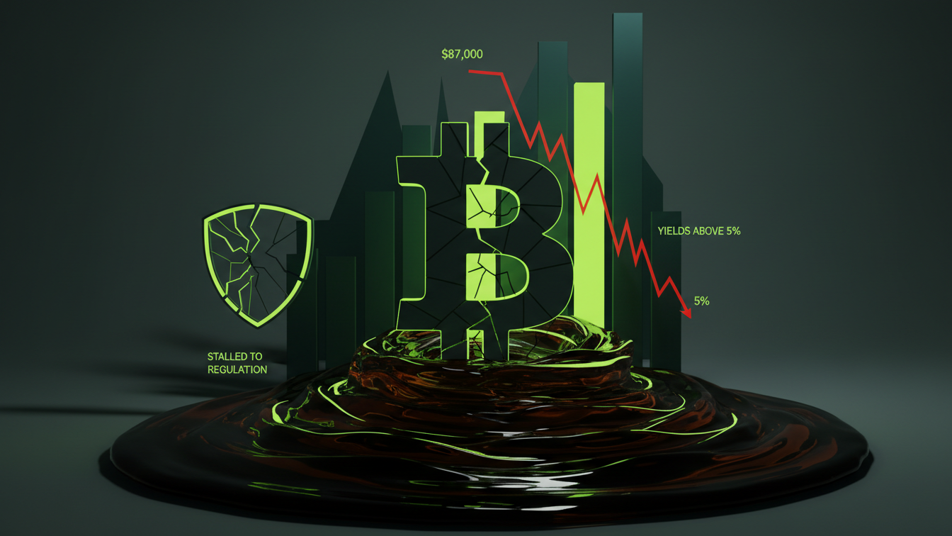 Bitcoin Faces Real-Yield Shock as Treasury Returns Top 5%