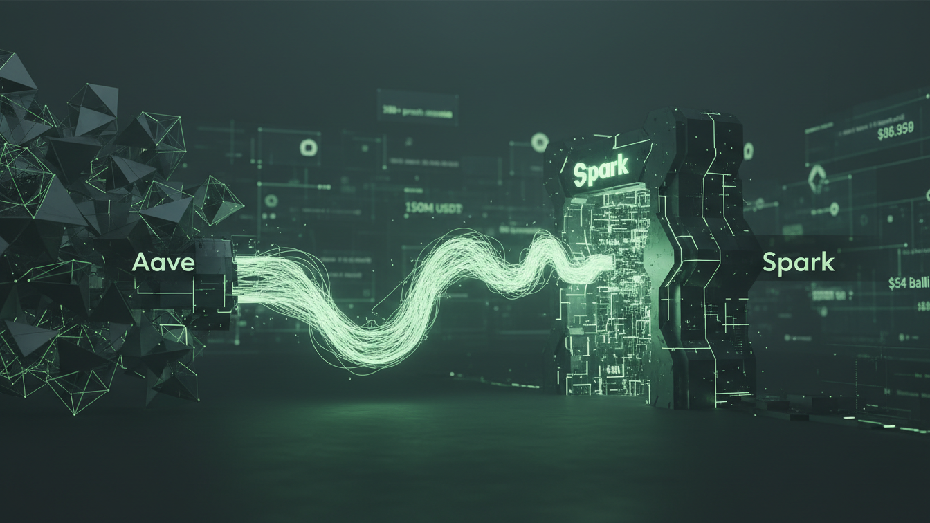 Aave Liquidity Hit as 150M USDT Moves to Spark in October 2026