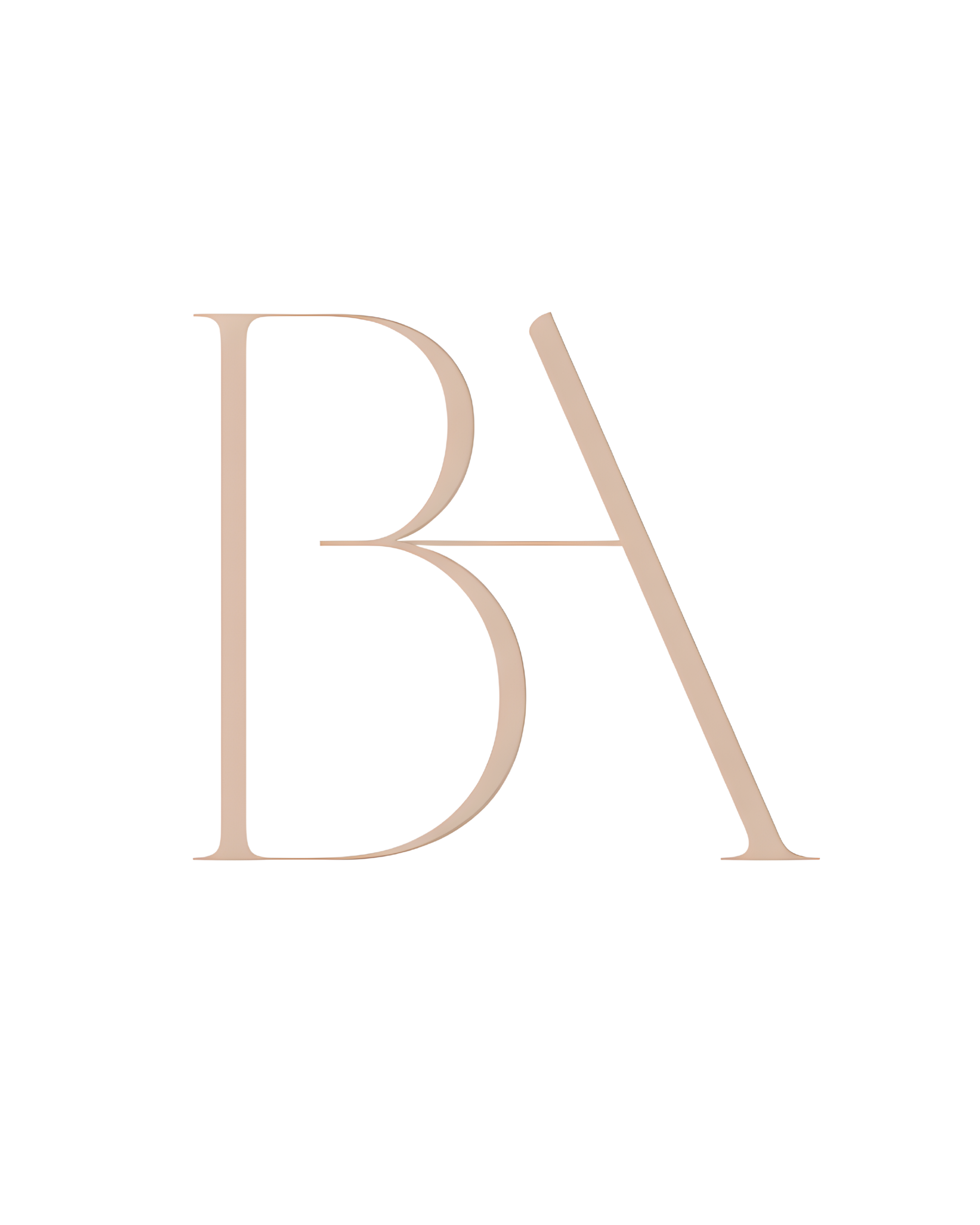BA Wedding Monogram