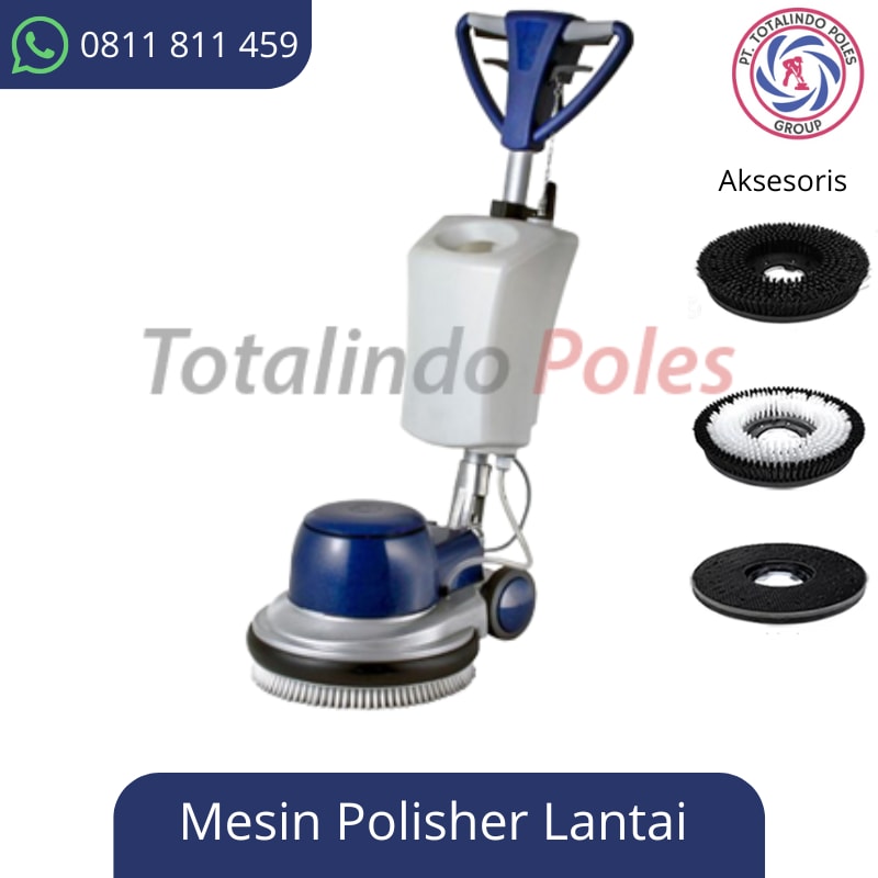 Mesin Poles Lantai Single Disc Polisher Wirbel Bekasi