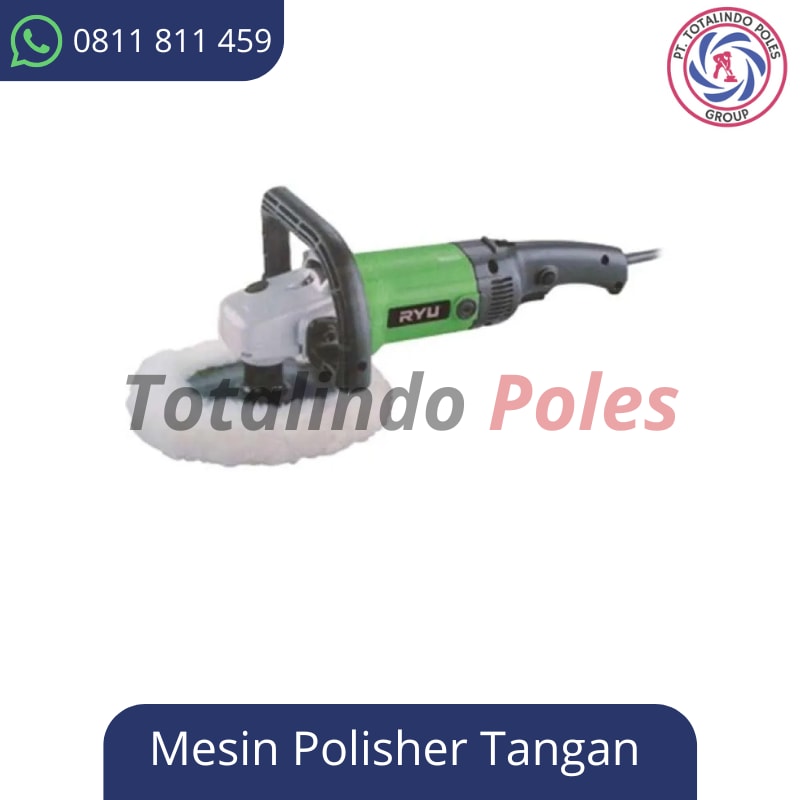Mesin Poles Tangan Hand Polisher Ryu Bekasi