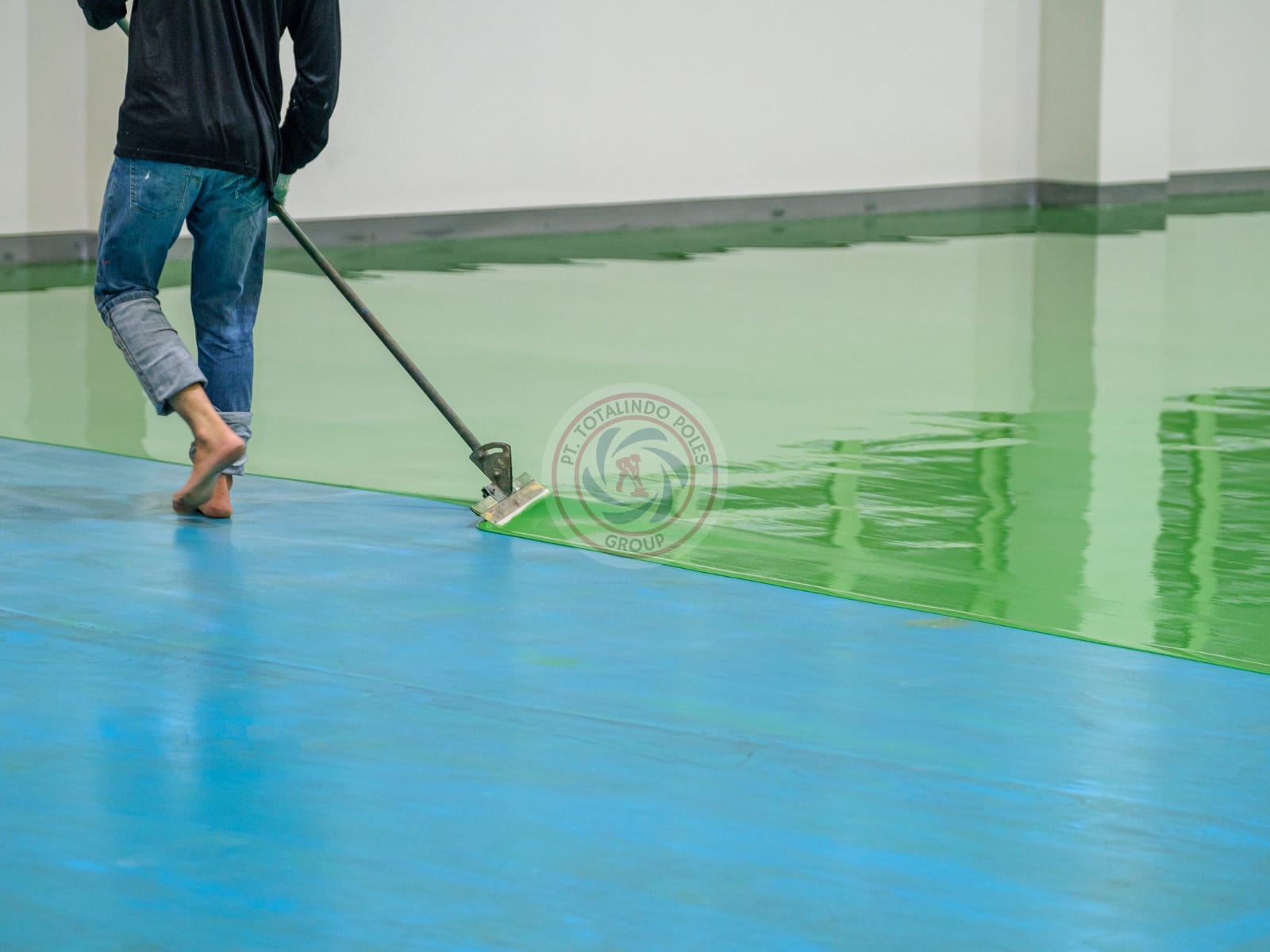 Jasa Epoxy Lantai Pergudangan Pabrik Parkiran Murah Berkualitas area Kuta Denpasar Karangasem Bali