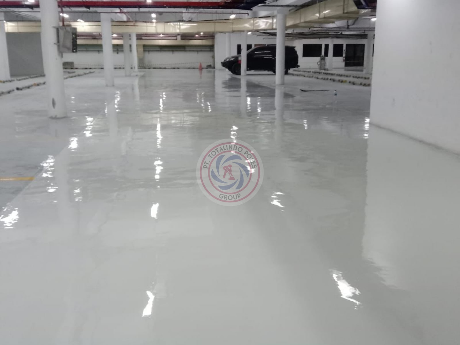 Hasil Epoxy Lantai Berkualitas - Totalindo Poles Group