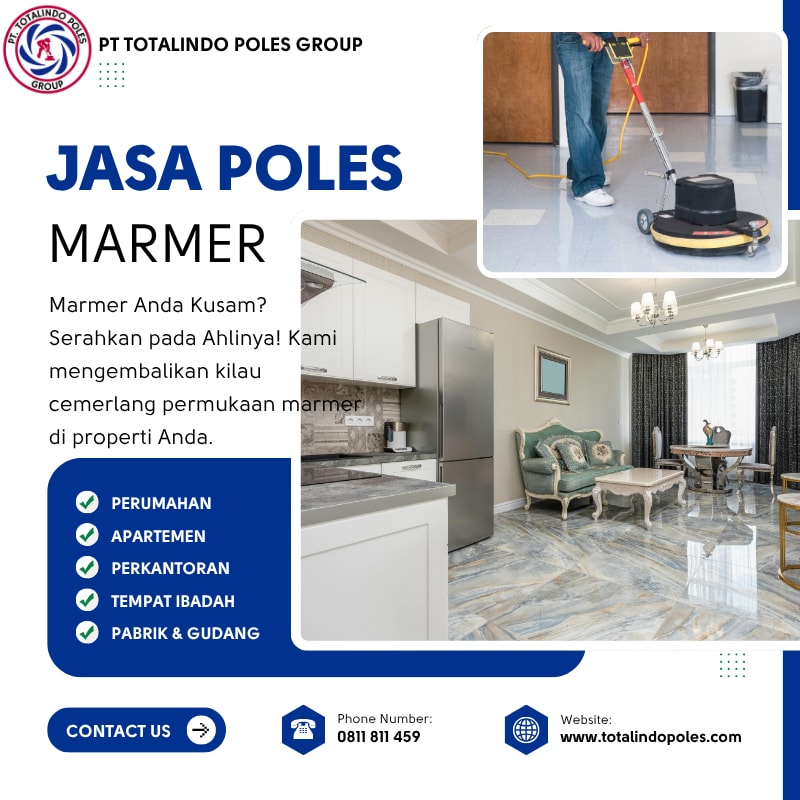 Rekomendasi jasa poles marmer murah