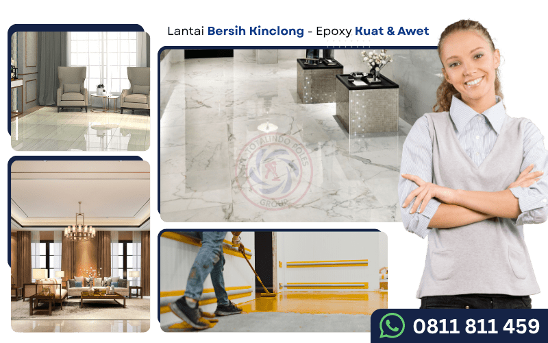 Hasil Poles Lantai Bersih dan Mengkilap