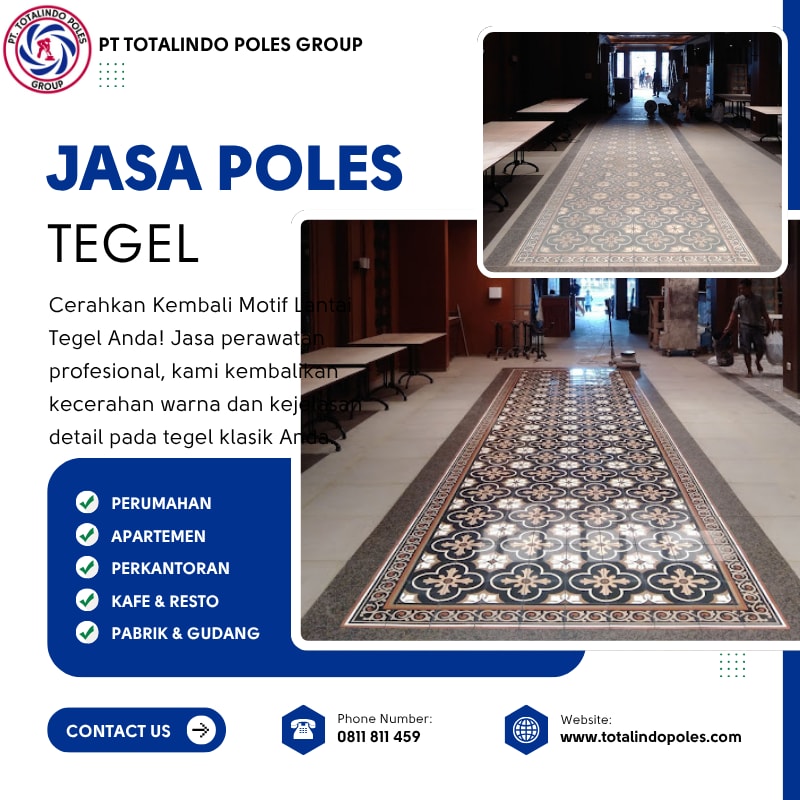 Jasa poles tegel ubin klasik