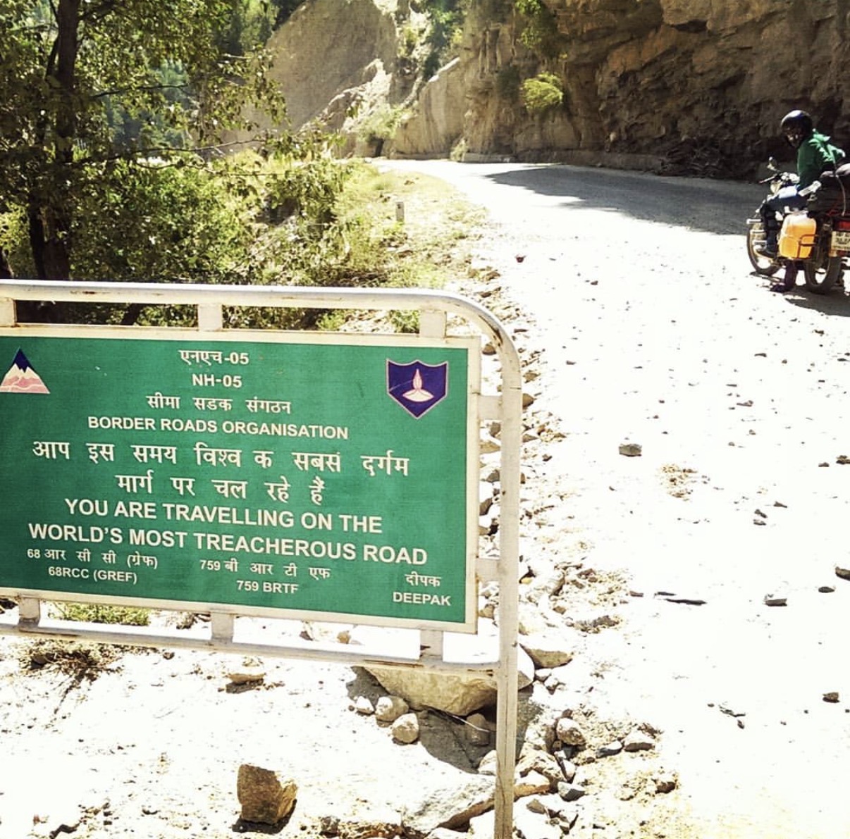 The road through Spiti Valley