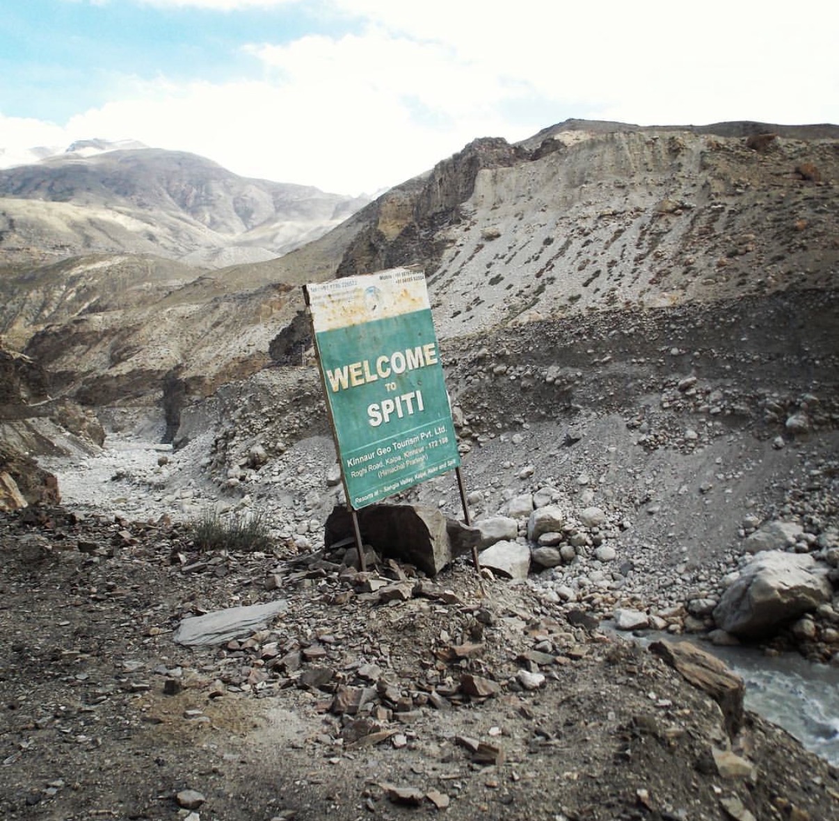 Spiti Valley, mountain road