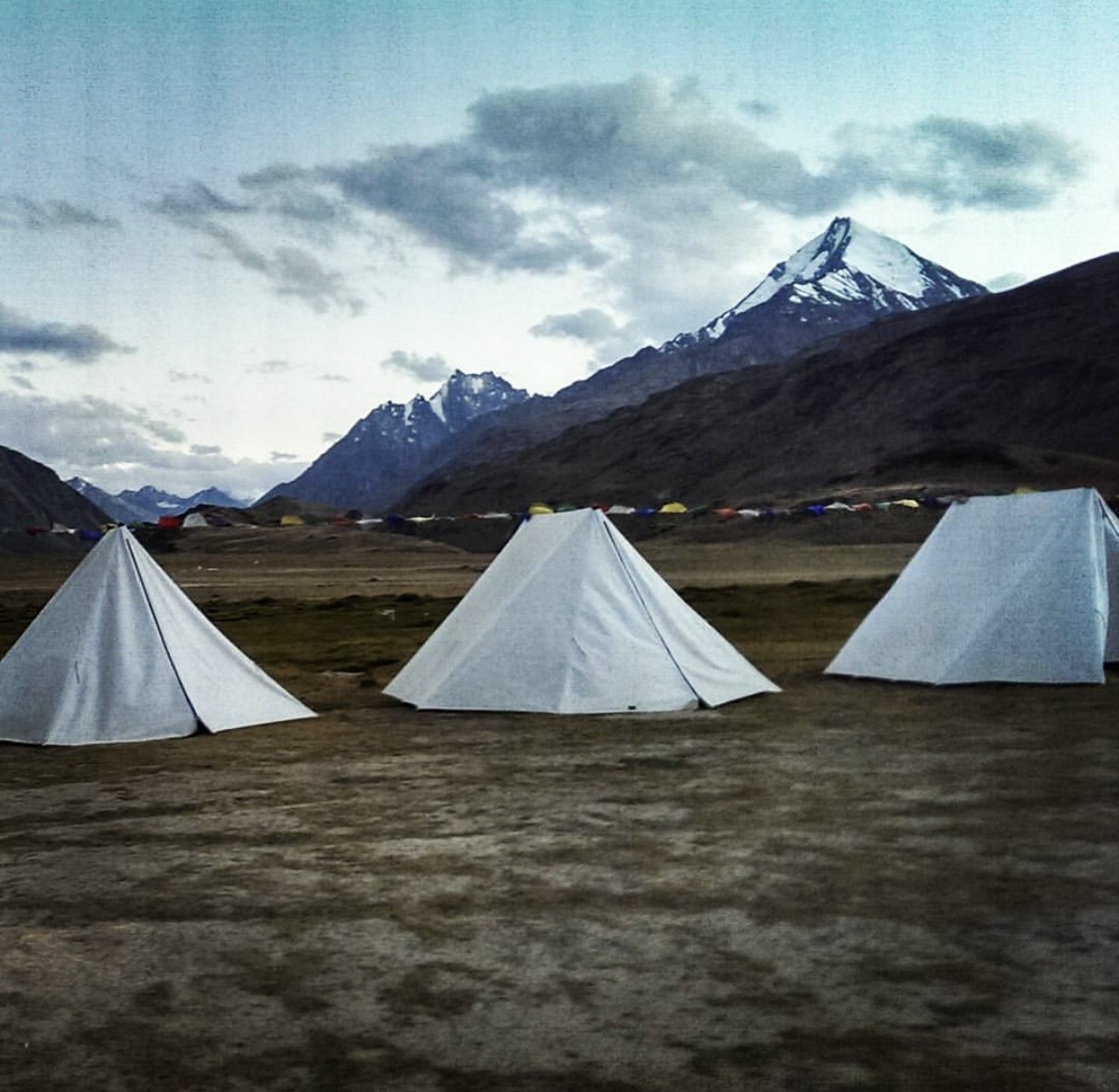Our tent at Chandratal campsite