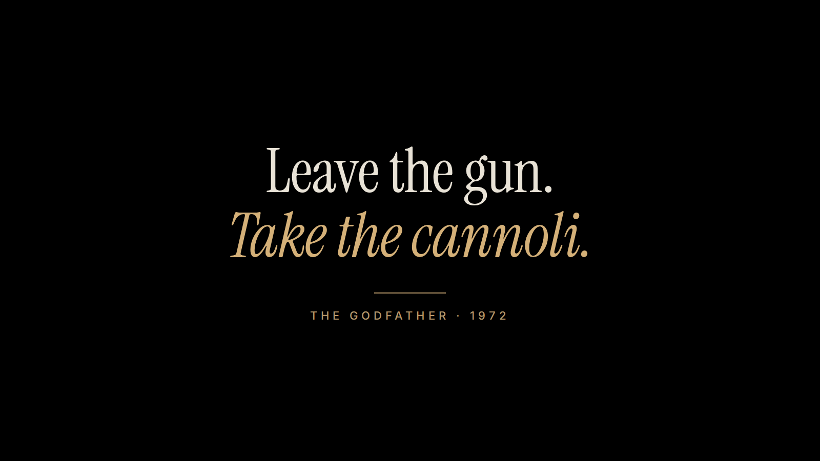 The Godfather
