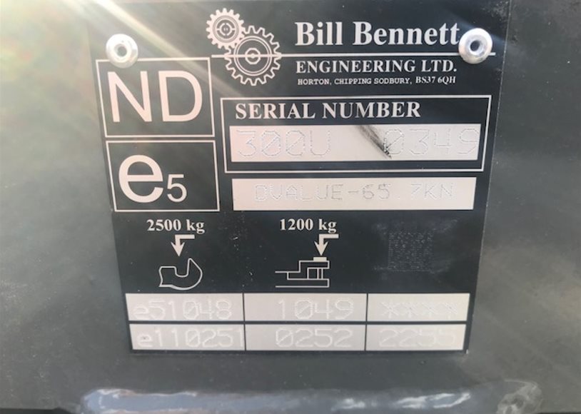 Bill Bennet MISC Tractor Accs - Image 3