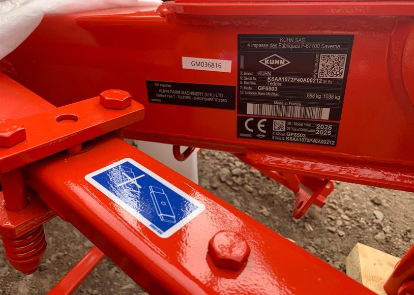 Kuhn GF6503 Tedder - Image 3