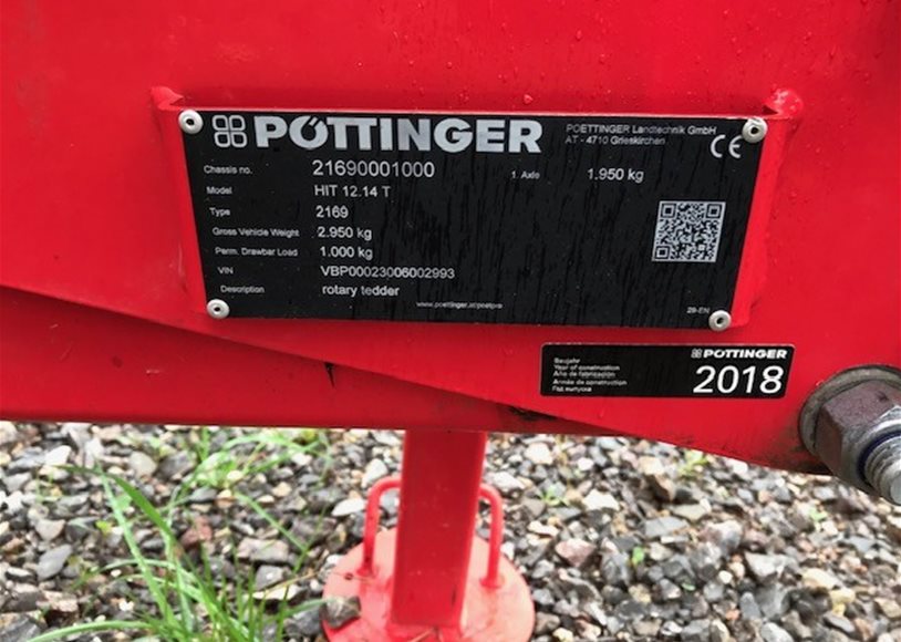 Pottinger HIT 12.14T Hay Tedder - Image 4