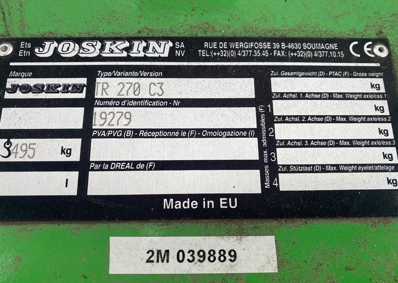 Joskin TR/270/C3 Topper - Image 4
