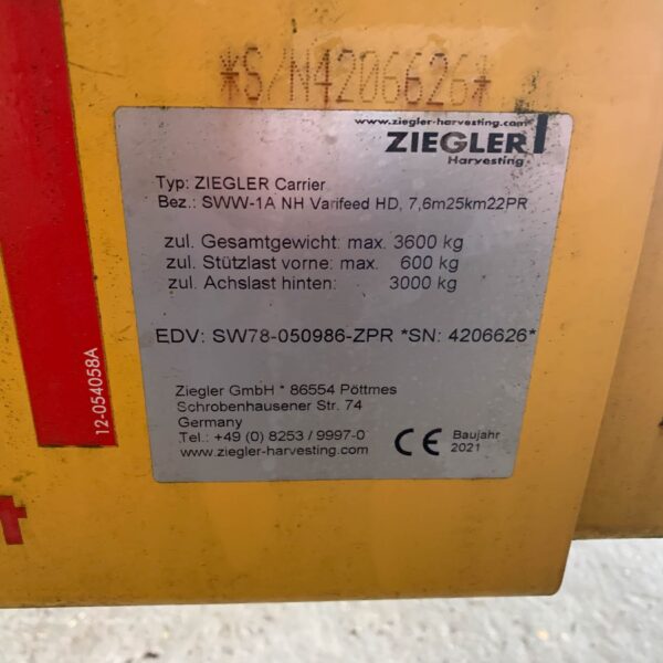 NEW Ziegler Header Trailer For Sale - Image 9