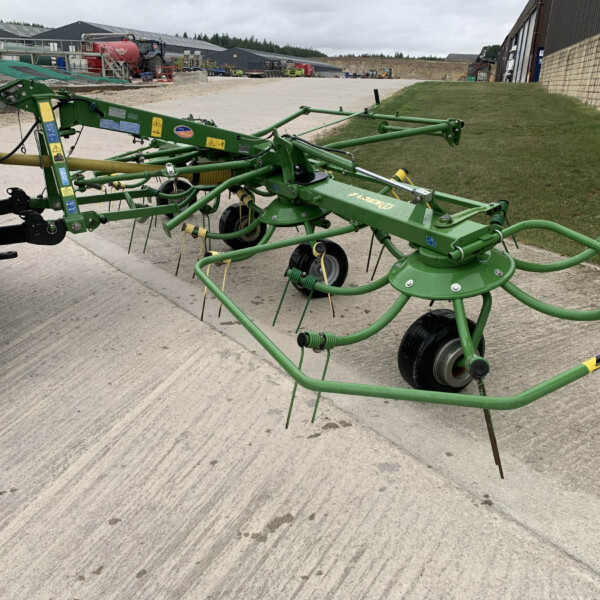 USED Krone KW5.52/4X7 4 Rotor Tedder For Sale