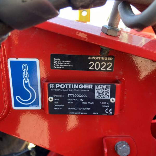 USED Pottinger Novacat 442 Mower For Sale - Image 6