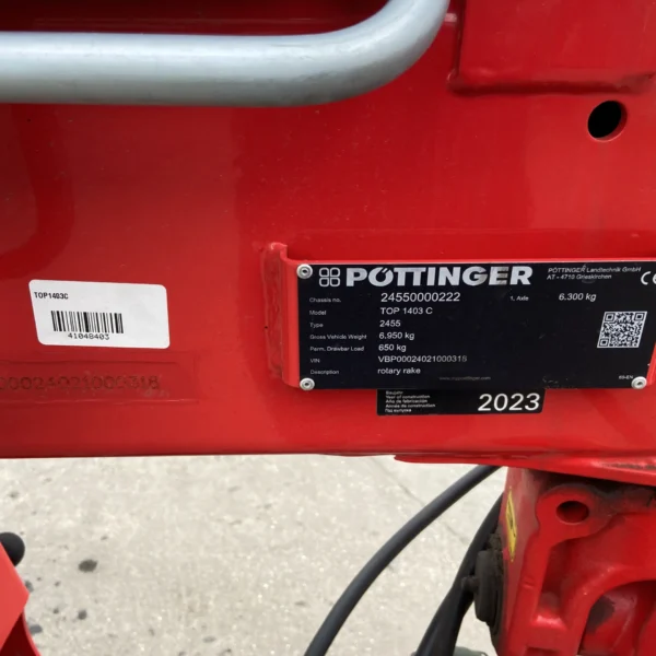 Pottinger TOP 1403 4 Rotor Rake - Image 21