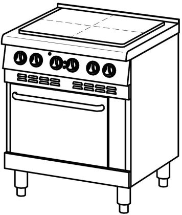 Yhtenäistasoliesi SolidTop Dieta 700/AEH 443