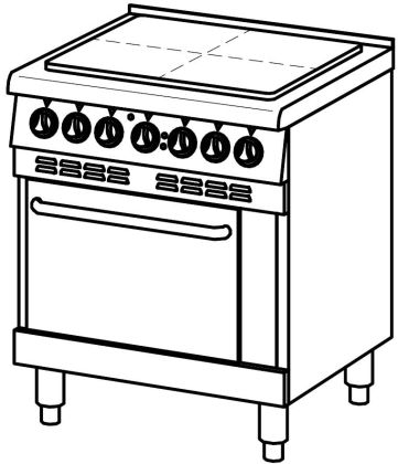 Yhtenäistasoliesi SolidTop Dieta 700/AEH 445