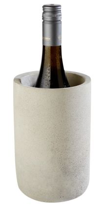 Viininjäähdytin betoni harmaa sileä Ø 12 cm