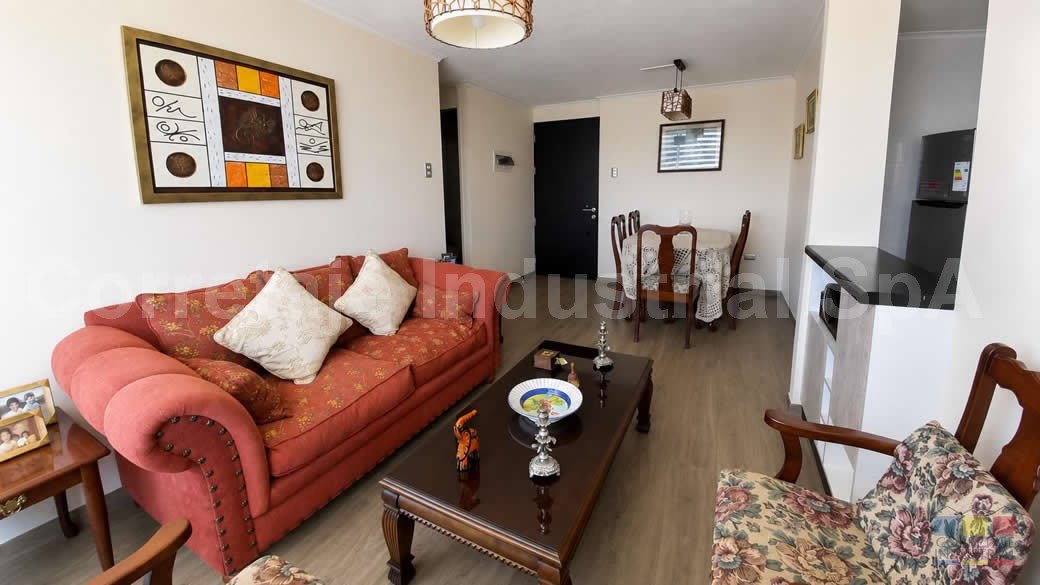 Departamento Juan Godoy Rivera 1307 - Living (con muebles) Departamento Juan Godoy Rivera 1307 - Living (con muebles)