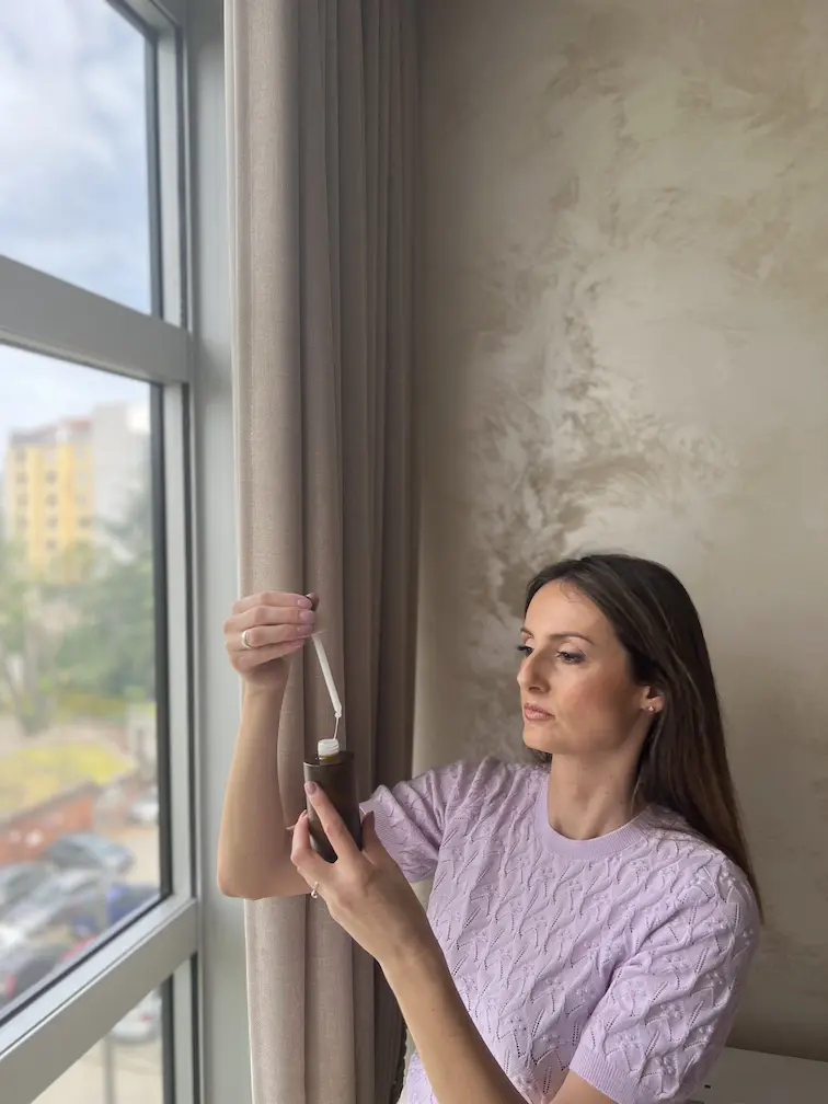 Jelena by the window with natural light