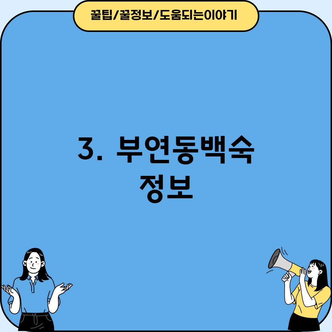3. 부연동백숙 정보