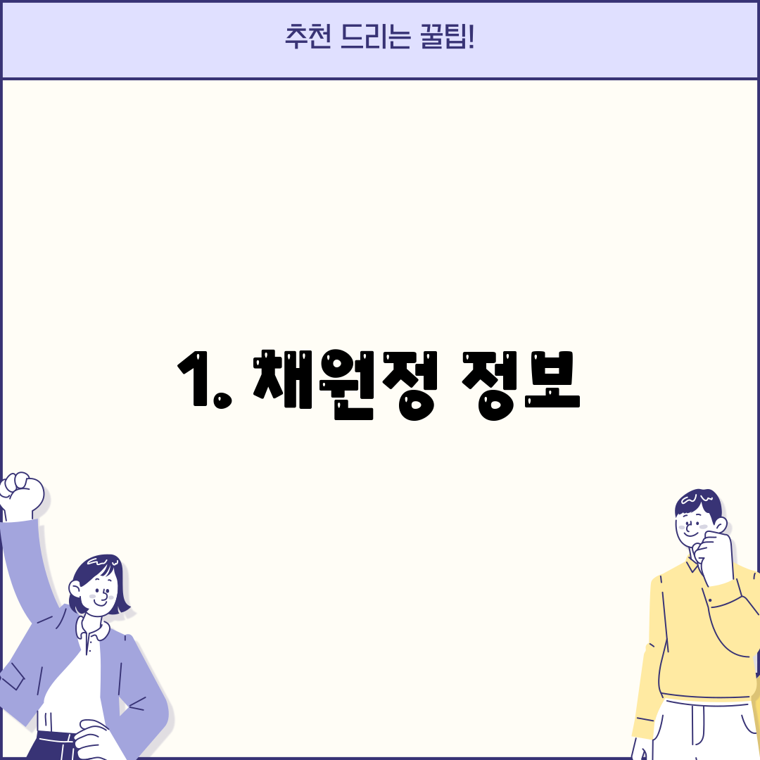 1. 채원정 정보