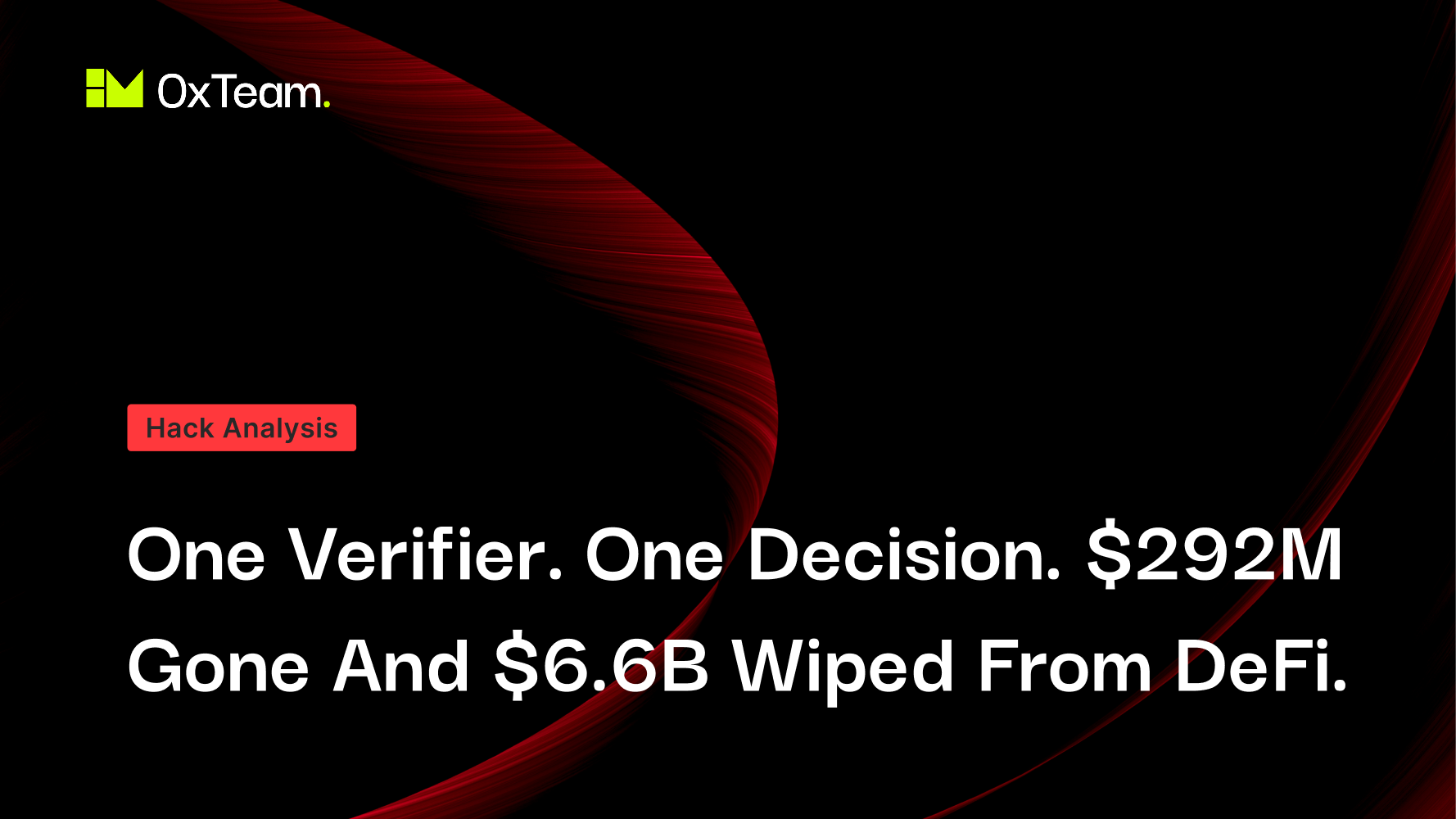 $292 Million Gone in 46 Minutes. Kelp DAO's Bridge Had One Verifier.