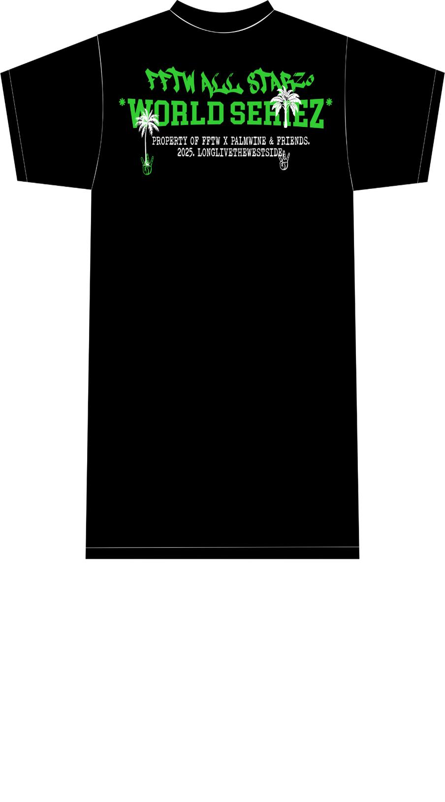 FIENDS FROM THE WESTSIDE X PALMWINE & FRIENDS TEE BLACK zoom dos
