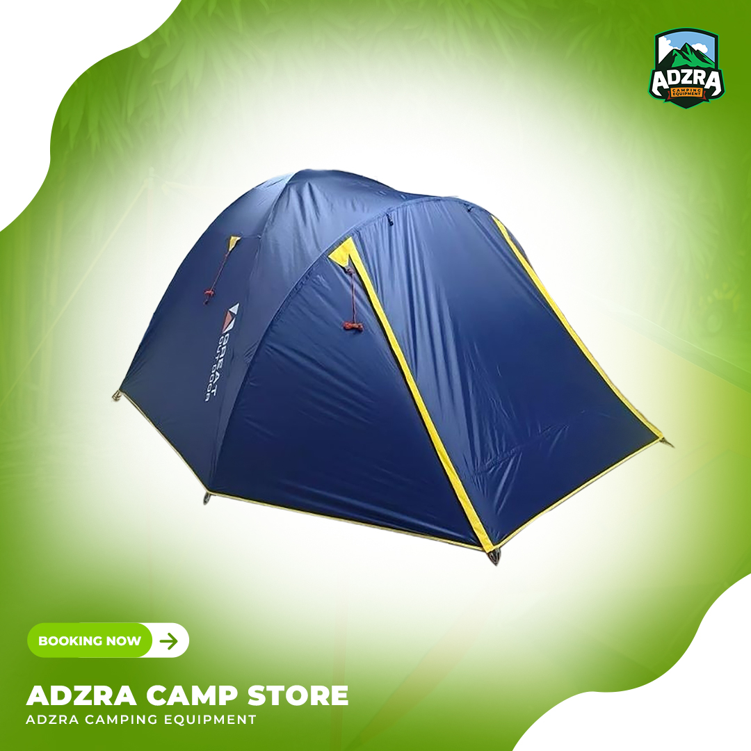 [Sewa] Tenda Dome Kap 4 GREAT OUTDOOR JAVA PRO | Pilihan Warna : Biru